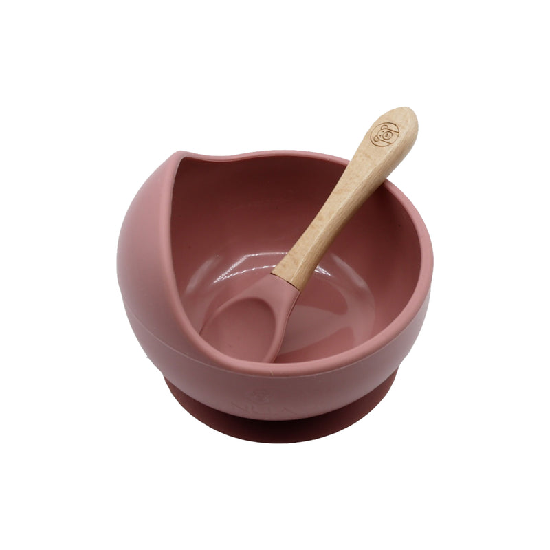 Baby Geschirr Set (7-teilig) - Rose