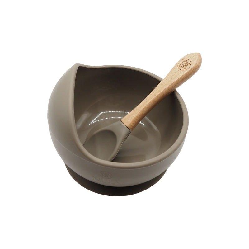 Baby Geschirr Set (7-teilig) - Khaki