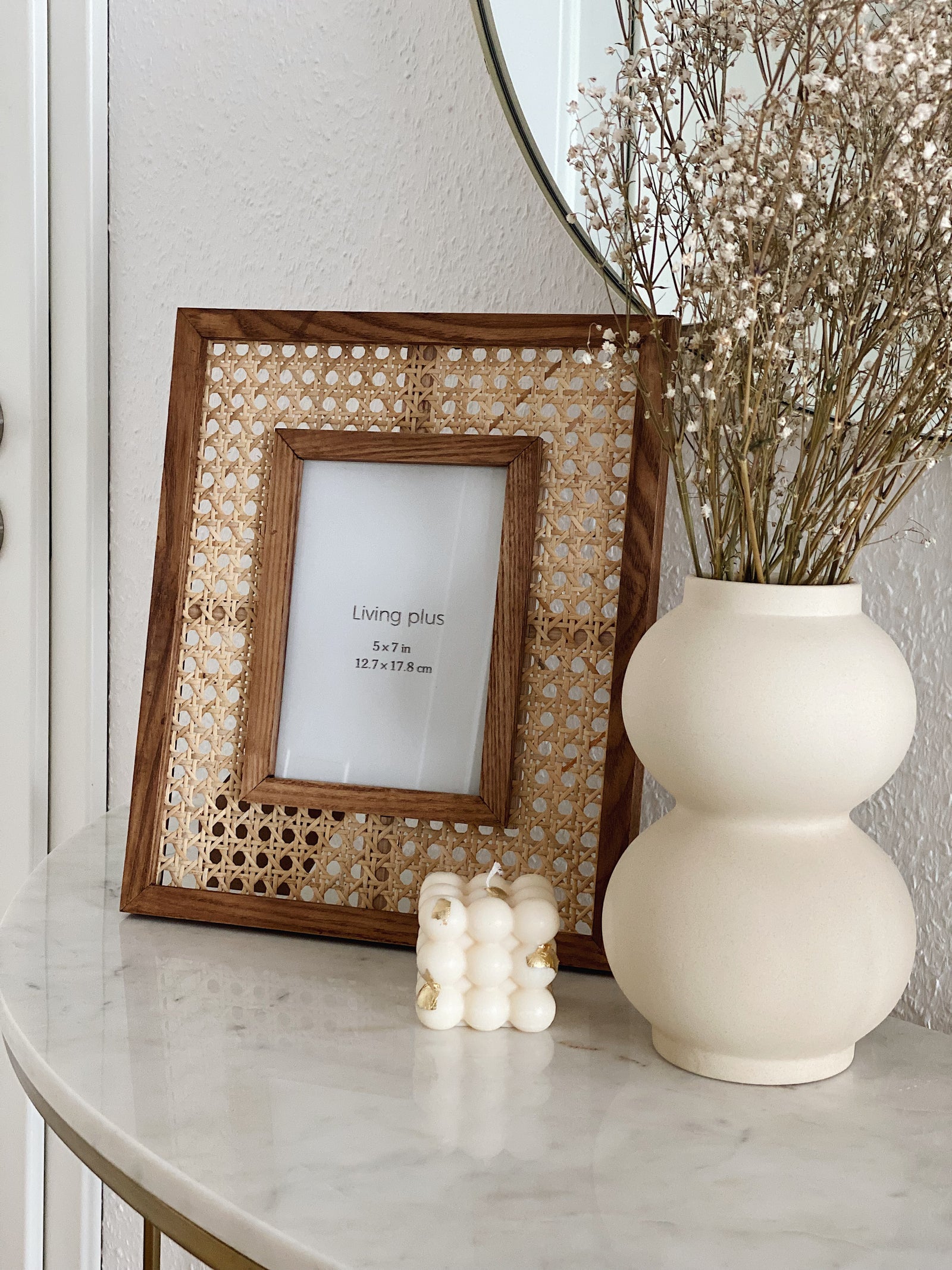 Bilderrahmen Rattan – Boho Bilderrahmen Holz Natur – Nua Concept