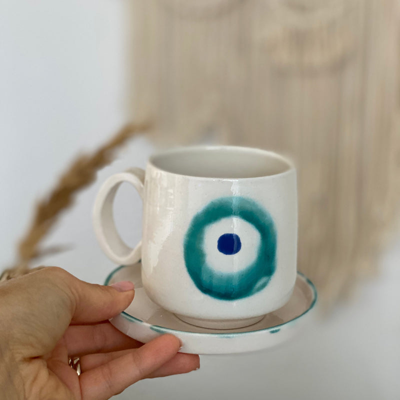 Tassen Set „Green Eye“