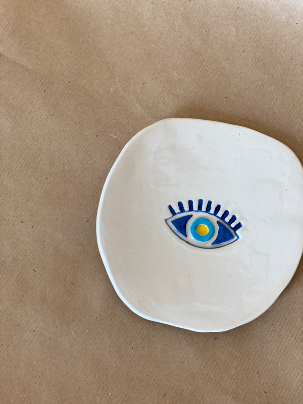 Kleiner Teller „One Eye“ (Handmade)