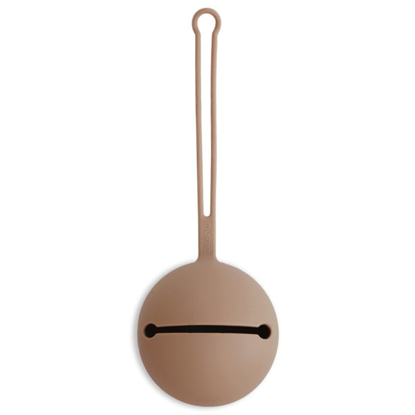 Schnullerbox Silikon - Taupe - NUA CONCEPT