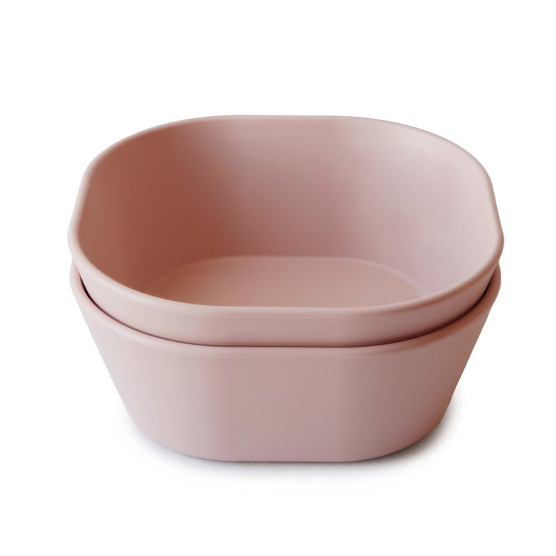 Kinderschüssel eckig (2er Set) - Blush - NUA CONCEPT
