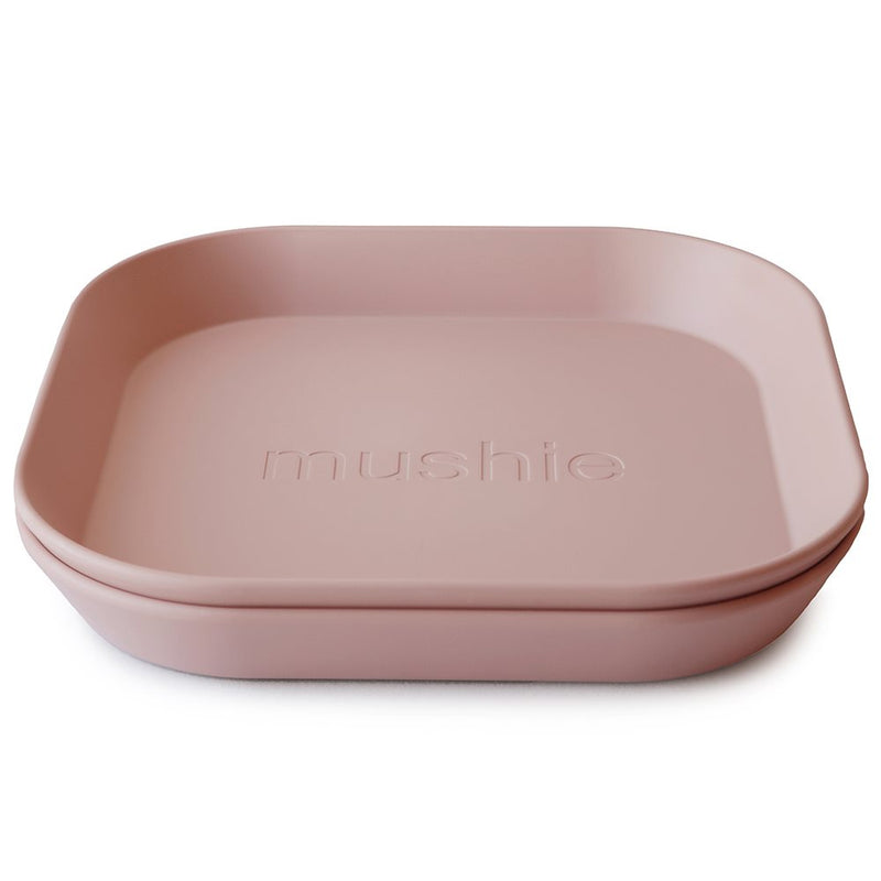 Kinderteller eckig (2er Set) - Blush - NUA CONCEPT